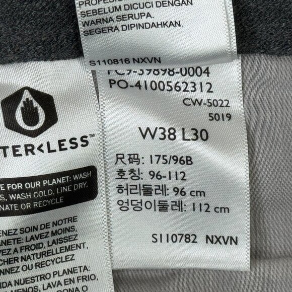 Dockers Workday Khaki Pants Mens 38x30 Gray Straight Fit Smart Flex Stretch NWT - Picture 12 of 13